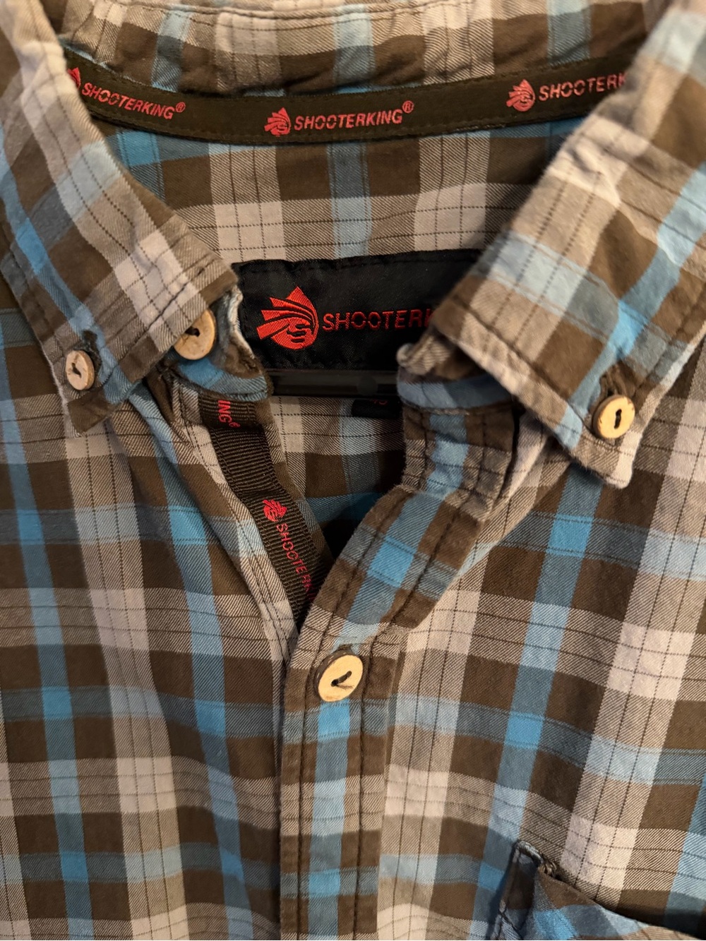 Moorland Shirt - Lake Blue/Brown - Picture 7 of 7